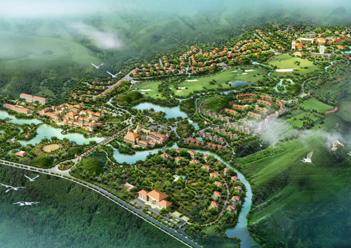 温泉度假村的规划设计丹东北国之春温泉度假村