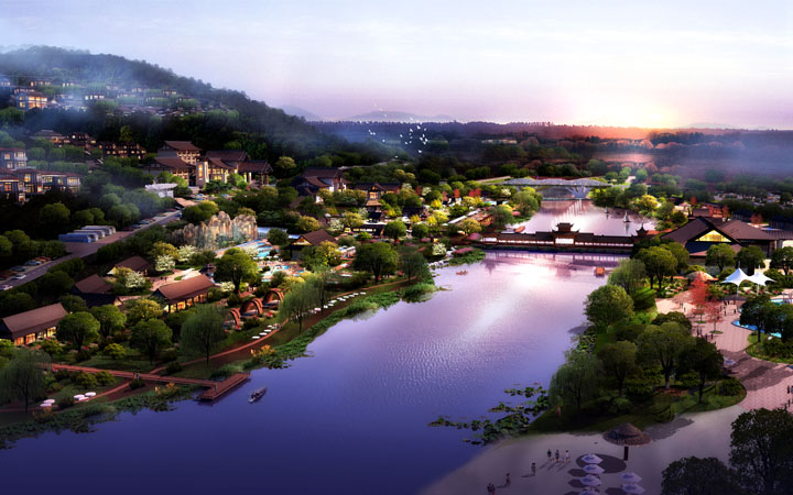 重庆万州长滩森林温泉规划设计
