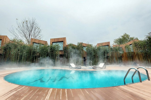 温泉酒店规划设计泡池