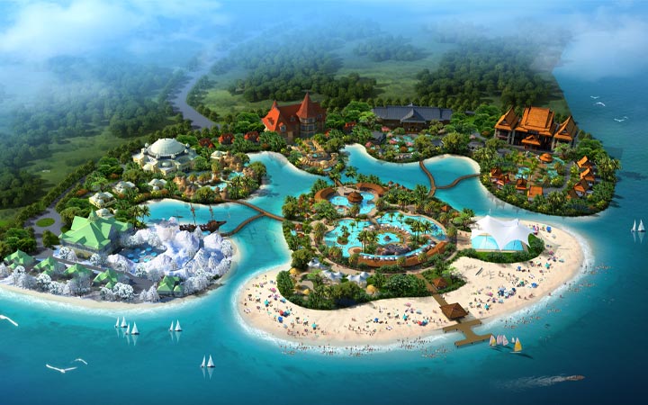 海花岛五国温泉城温泉设计