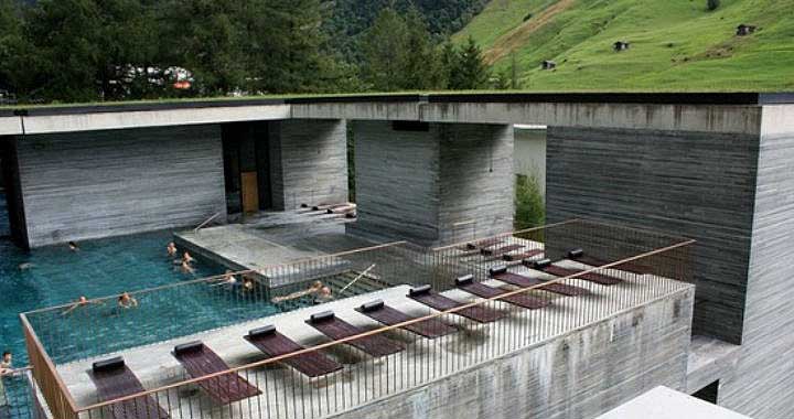 温泉改造设计——以瑞士瓦尔斯温泉为例