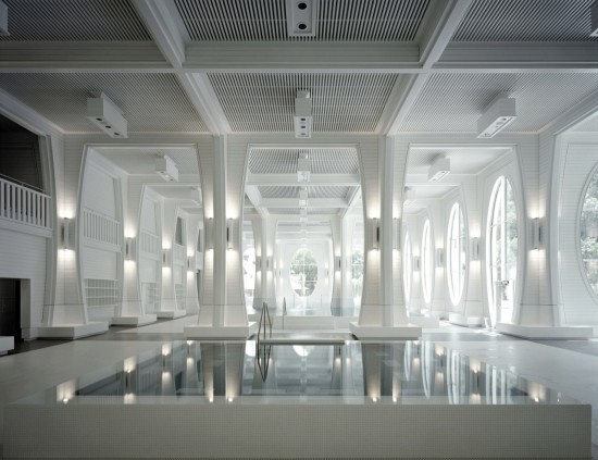 塔米纳温泉酒店设计-室内泳池